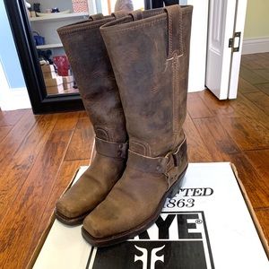 Frye | Harness 12R Tan Pull On Boots